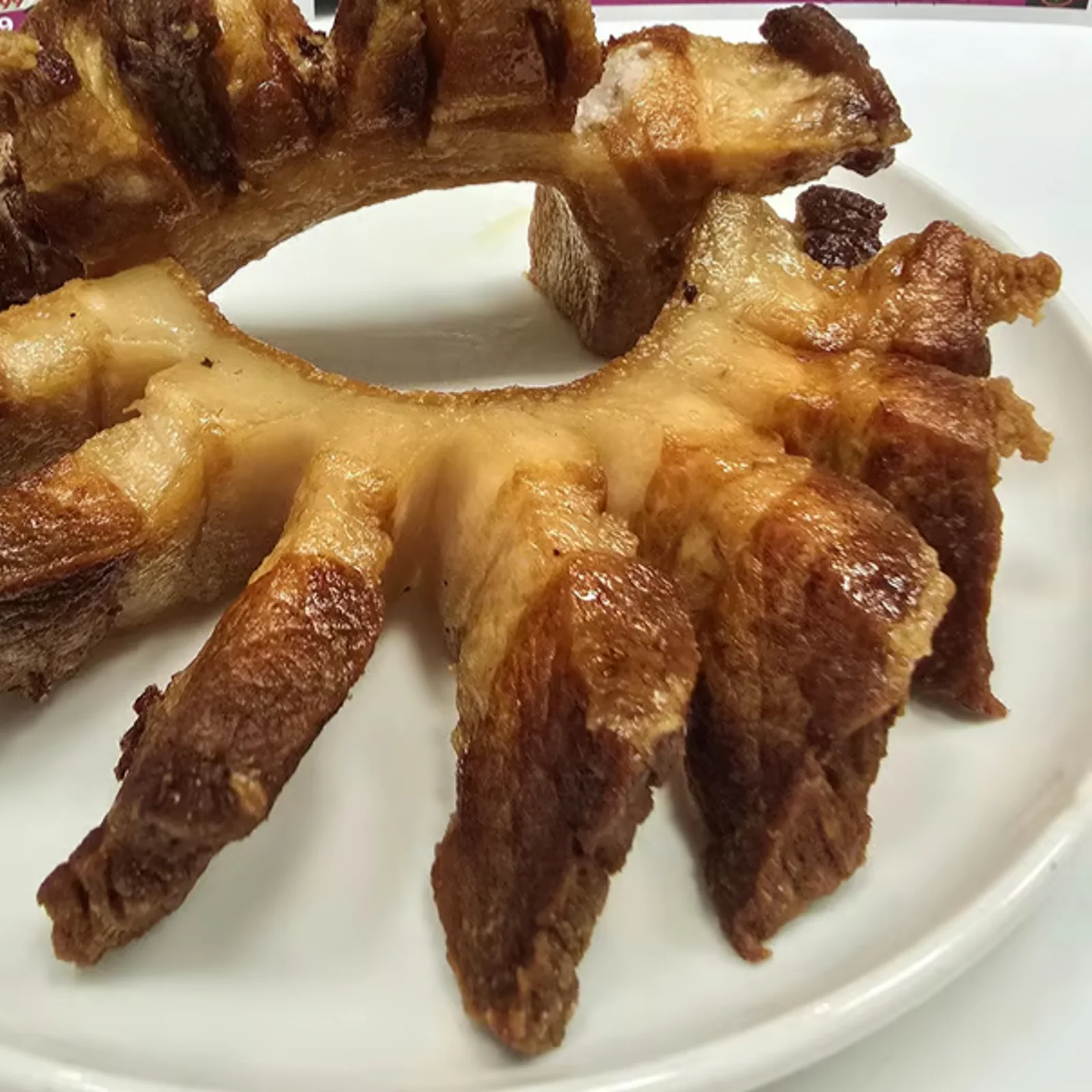 Chicharrón, the way it comes out